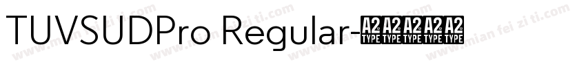TUVSUDPro Regular字体转换